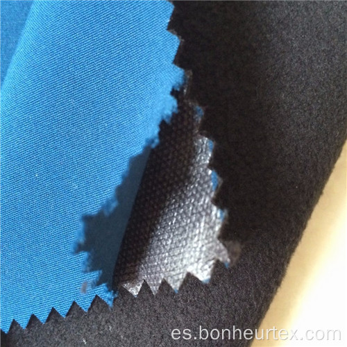 Softshell 3 capas de tela de laminación transpirable